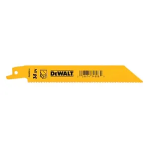 5 יחידות להבים למסור חרב לחיתוך מתכת 152 מ"מ DEWALT