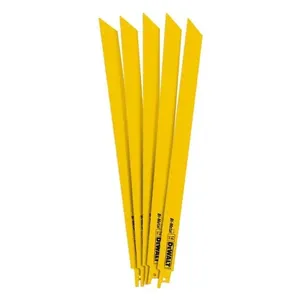 5 יחידות להבים למסור חרב לחיתוך מתכת 305 מ"מ DEWALT