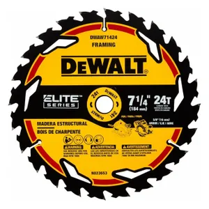 להב למסור 184 מ"מ 24 שיניים DEWALT