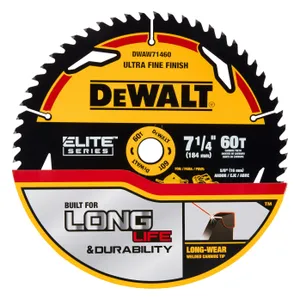 להב למסור 184 מ"מ 60 שיניים DEWALT