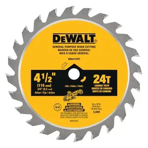 להב למסור עגול 115 מ"מ בעל 24 שיניים DEWALT