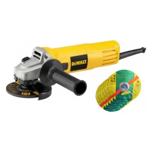 משחזת זווית "5 950 וואט + 25 דיסקים לחיתוך DEWALT