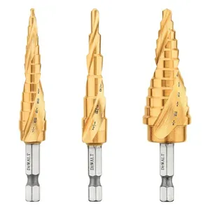 סט 3 מקדחים מדורגים - כניסת אימפקט 3.2-22.2 מ"מ DEWALT