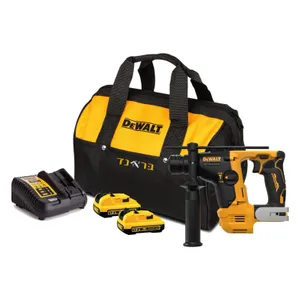 פטישון נטען 12V ללא פחמים + שתי סוללות 2.0AH DEWALT