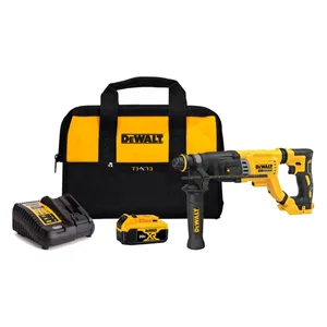 פטישון נטען 18V/20V ללא פחמים + סוללה 5.0AH DEWALT