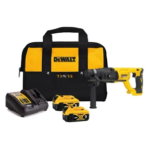פטישון נטען 18V + שתי סוללות 5.0AH DEWALT