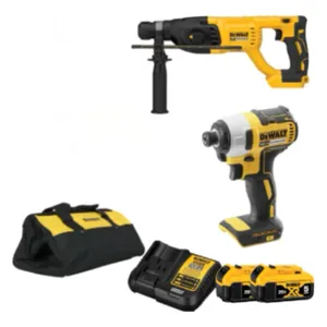 סט מברגת אימפקט ופטישון DEWALT