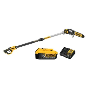 מסור שרשרת טלסקופי 20V + סוללה 5.0AH DEWALT