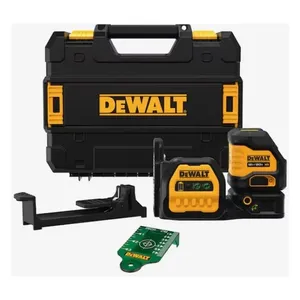 לייזר 2 קווים 180 מעלות ירוק 20V (גוף בלבד) DEWALT