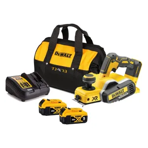מקצוע נטען 18V + שתי סוללות 5.0AH DEWALT