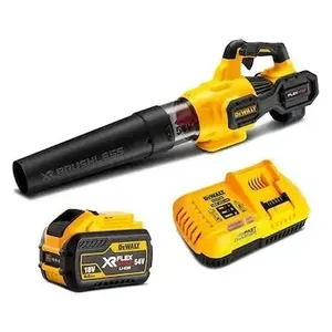 מפוח ציר נטען 54V ללא פחמים + סוללה 6.0AH DEWALT