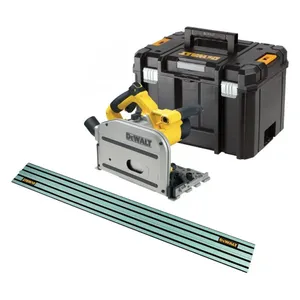 מסור עגול מסילה 1300W + מסילה באורך 1.5 מטר DEWALT