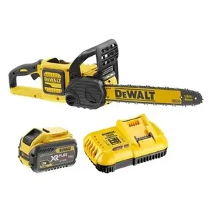 מסור שרשרת "16 נטען 60V + סוללה 6AH DEWALT