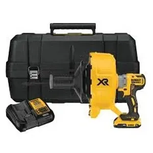 מכונה לפתיחת סתימות "3 נטען 20V/18V + סוללה 5.0AH DEWALT