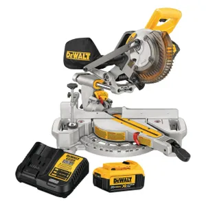 מסור פנדל נטען 7" 20V + סוללה 4.0AH DEWALT