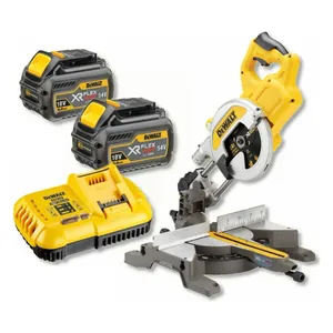 מסור גרונג פנדל "8.5 נטען 54V + שתי סוללות 6.0AH DEWALT