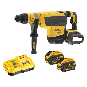פטיש חציבה נטען 54V ׁ+ שתי סוללות 9.0AH DEWALT