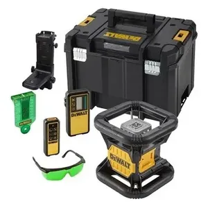 פלס לייזר ירוק מסתובב 18V + סוללה 2.0AH ואביזרים DEWALT