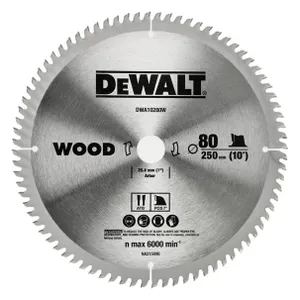 להב למסור 250 מ"מ 80 שיניים DEWALT
