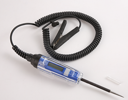 מנורת ביקורת DC 3-72V עם צג LCD לבדיקת קוטביות רציפות ומתח יתר מק”ט: 1128411