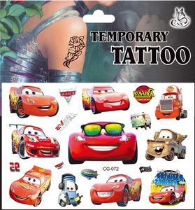 גליון קעקועים חד פעמיים ניתנים להסרה בקלות - מכוניות