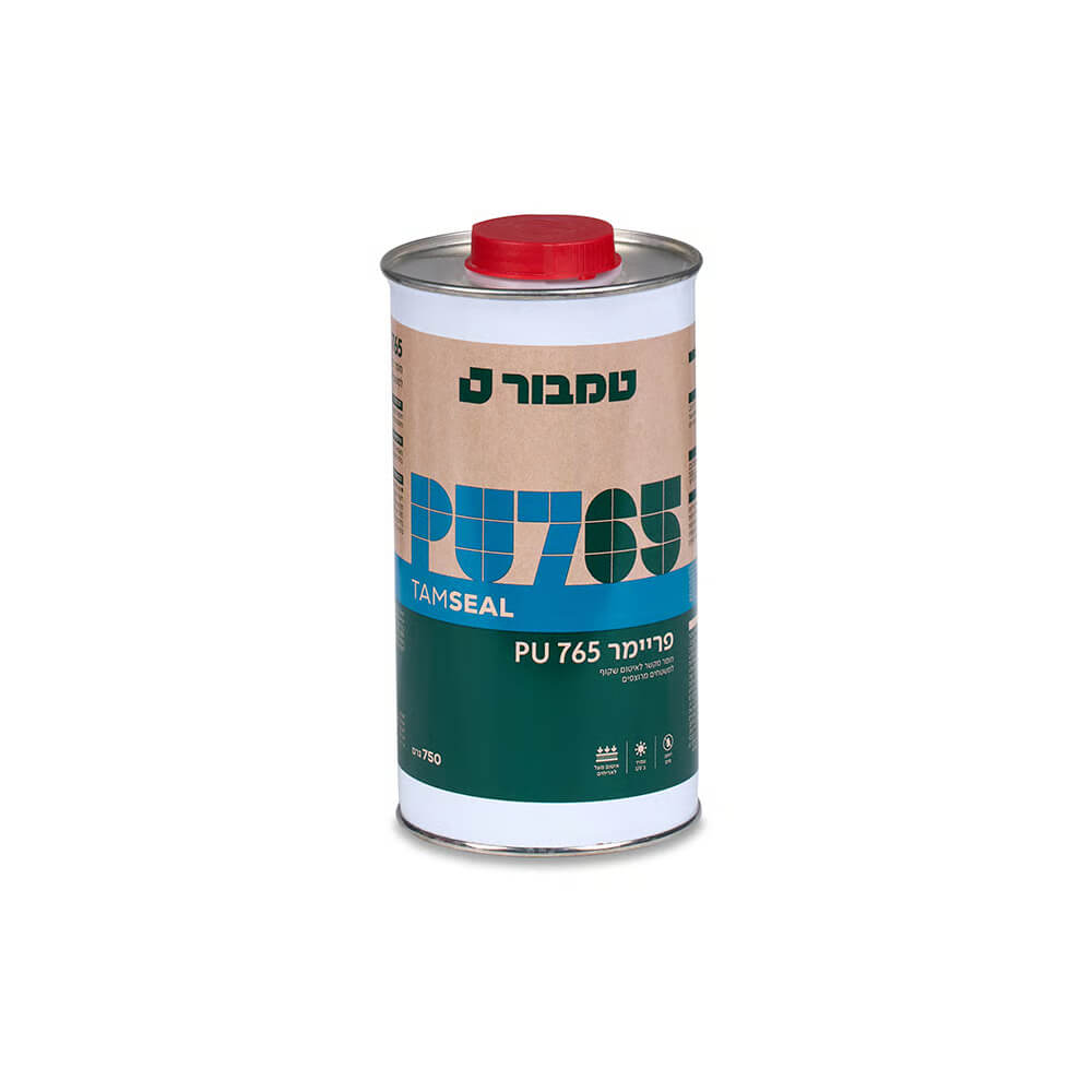 פריימר חומר מקשר לאיטום שקוף למשטחים מרוצפים PU765 טמבור | 750 מ"ל