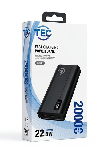 מטען נייד מהיר TEC 20000mAh 22.5W A336
