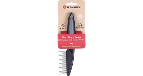 פלמינגו מסרק שיניים מסתובבות לכלב ולחתול | Flamingo Rotating Teeth Comb for Dogs & Cats