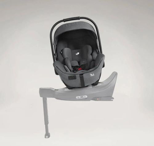 סלקל i-Level Pro – לנסיעה בטוחה בשכיבה, גגון XXL ובדי Signature יוקרתיים - אפור Ebony