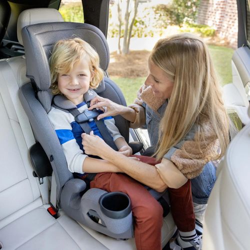 כיסא בטיחות משולב בוסטר ספרון אס איי Saffron SI All-in-One Convertible Car Seat - שחור Shale