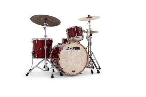 מערכת תופים 3 חלקים "22 SONOR MOMENTUM 322 Set NM Maple Red Pearl