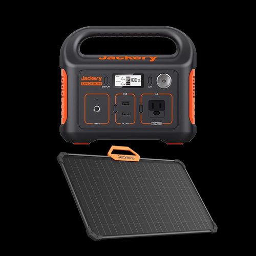 תחנת כוח ניידת 240 Jackery + פאנל סולארי 80W