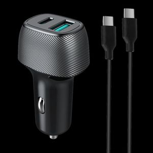 מ.רכב מהיר QC18W+PD25W כבל MIR C to C