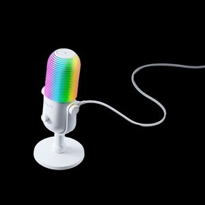 מיקרופון Seiren V3 Chroma בצבע לבן מבית RAZER