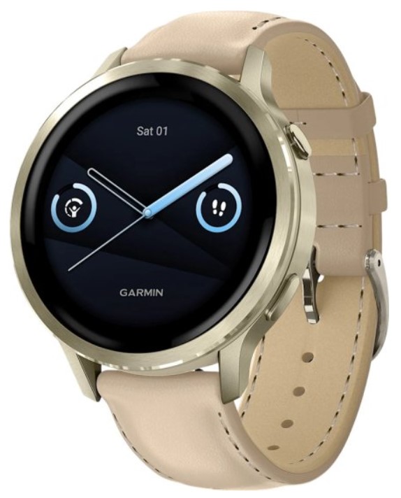 שעון דופק 41 מ"מ צבע זהב ירח Garmin Venu 4 