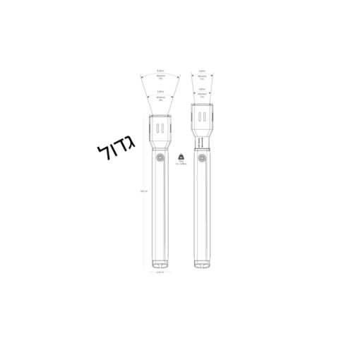 פנס לד ABUS דגם 530TL גדול