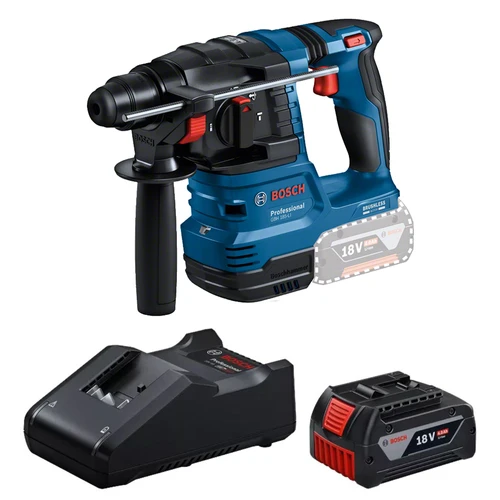 פטישון נטען בוש GBH 18v-22 / GBH 185  BOSCH + סוללה 4Ah + מטען