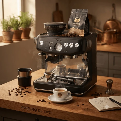מכונת אספרסו Sage Barista Express Impress נירוסטה מושחרת | SES876BST