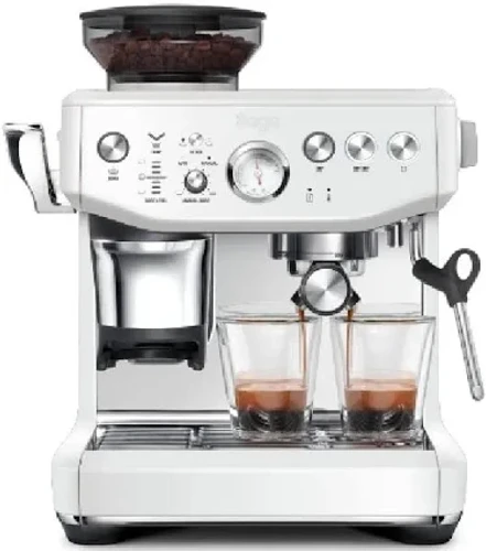 מכונת אספרסו Sage Barista Express Impress לבן מלח ים | SES876SST