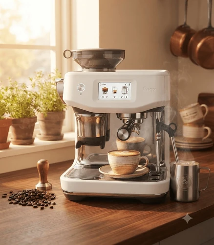 מכונת אספרסו דיגיטלית Sage Barista Touch Impress עם מיצוי קר – נירוסטה | SES882BSS