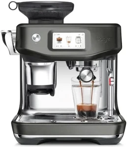 מכונת אספרסו דיגיטלית עם מסך מגע Sage the Barista Touch Impress – עם מיצוי קר, נירוסטה מושחרת | דגם SES882BST