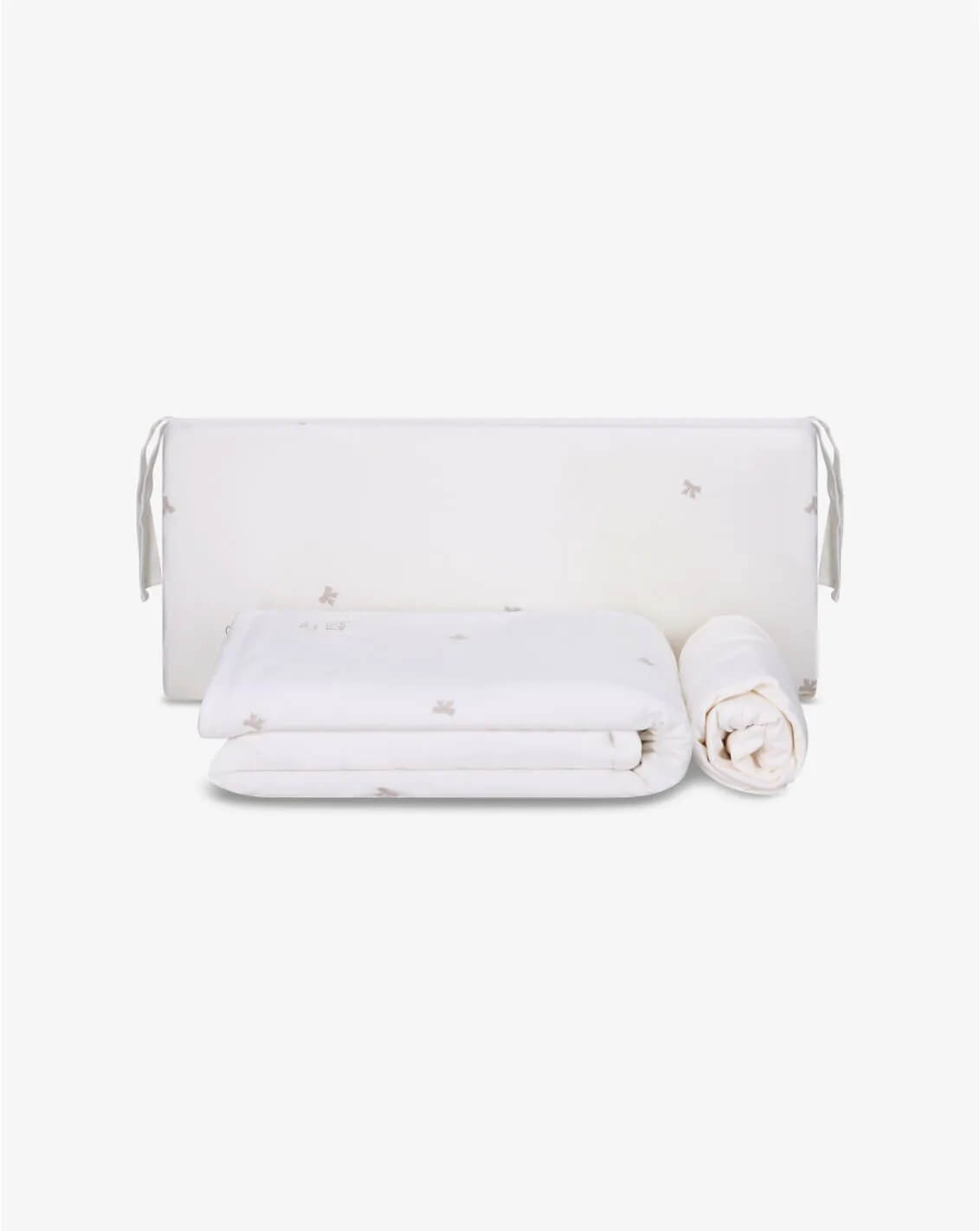סט מצעים למיטת תינוק Cotton Cloud שמנת Minene