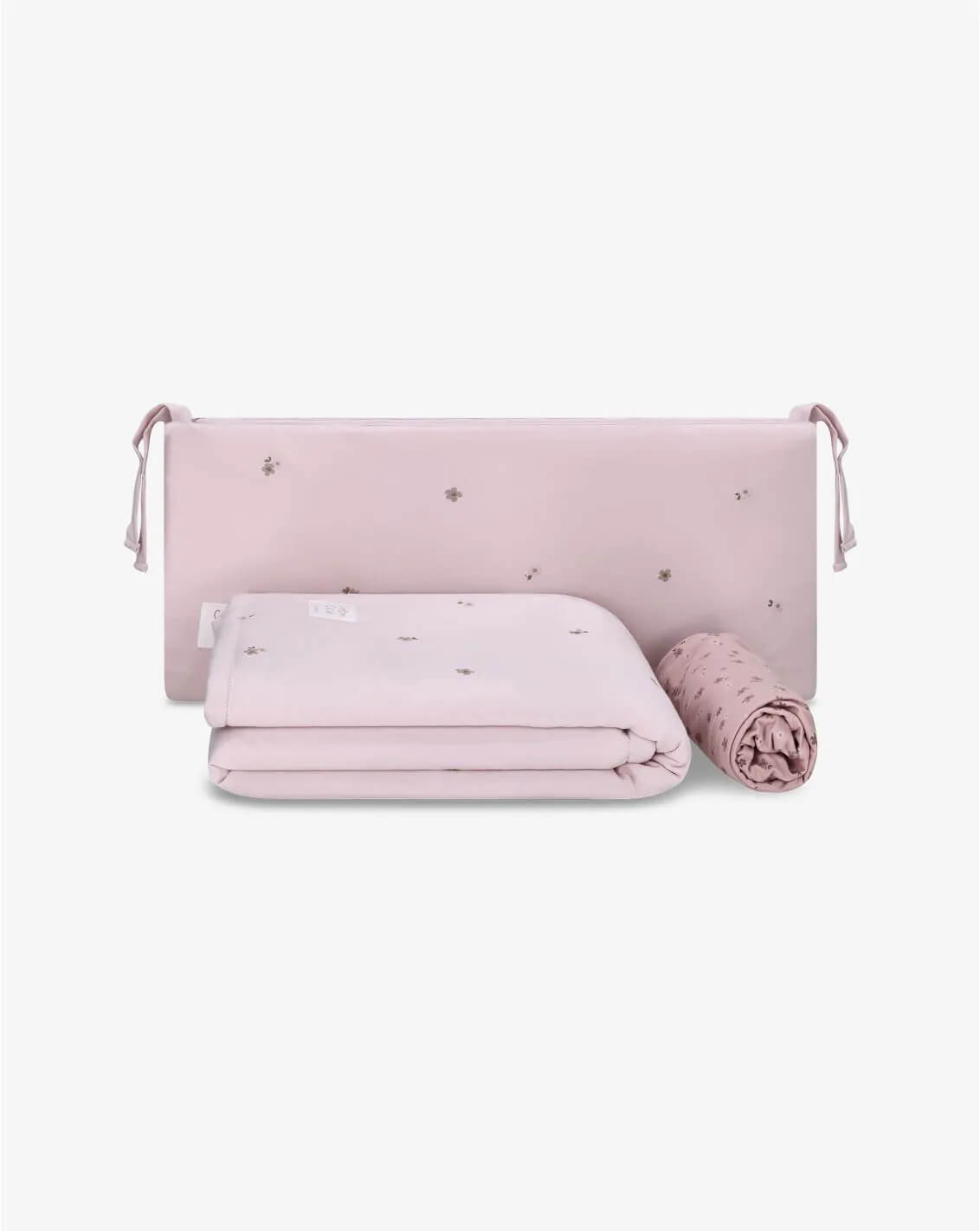 סט מצעים למיטת תינוק Cotton Cloud ורוד Minene