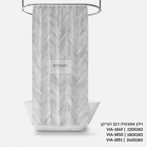 וילון אמבטיה בד 180*180 ס