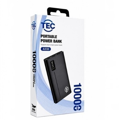 מטען נייד כולל צג TEC 10000mAh 