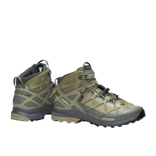 נעלי טיולים מקצועיות Rocket Mid DFS GTX ירוקות - AKU