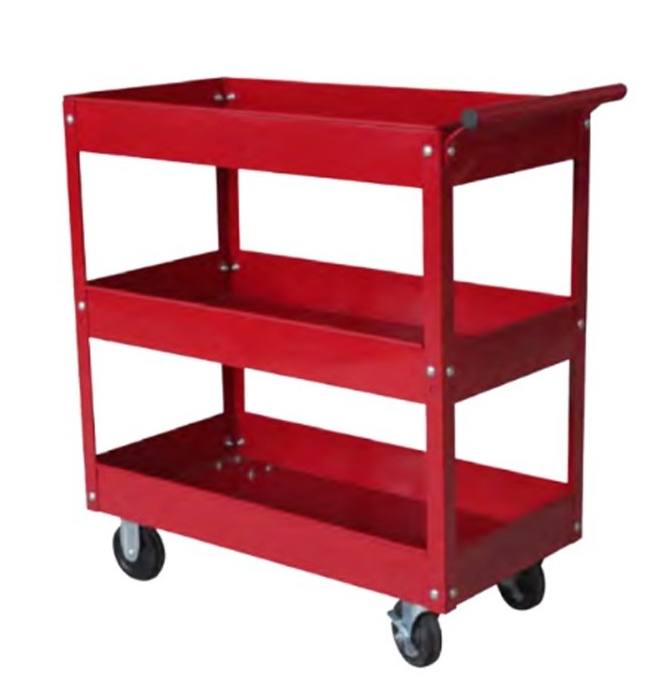עגלת כלים למוסך 3 מדפים קרטון פגום 170117-003