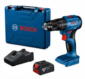 מברגה / מקדחה רוטטת נטענת בוש18V GSB 185 LI במזוודה + סוללה 4AH ומטען תוצרת BOSCH