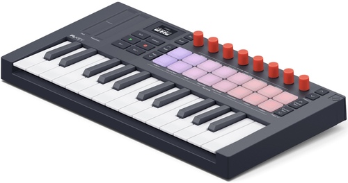 זוית נוספת novation flkey mini mk2 midi keyboard controller