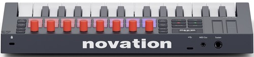 זוית נוספת novation flkey mini mk2 midi keyboard controller